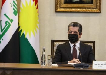 مەسروور بارزانی دگەل کونسل و ھنارتیێن دبلۆماسیێن وەلاتان کۆم بوو