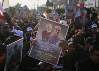 بەغدا.. خوەنیشاندانێن مەزن د سالڤەگەرا کوشتنا سولەیمانی و موھەندسی دا دێ ھێن کرن