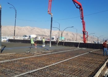 كۆنكریتكرنا پرێن سه‌ر ئەندەرپاسا نێزیك تەلەڤزیۆنا دھۆك ده‌ستپێكر