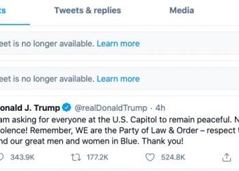 تویته‌ر و فه‌یسبوكێ ترامپی هاتن راوه‌ستاندن