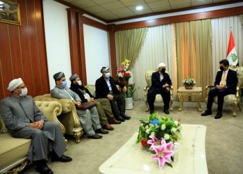 پارێزگارێ دهۆکێ پێشوازی ل سەرۆک و ئەندامین لژنا تەنفیزیا ئێکەتییا زانایێن ئاینێ ئیسلامی کر