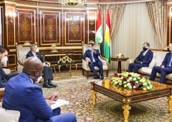 سەرۆکێ حکومەتا ھەرێمێ پێشوازی ل بالیۆزێ ئەمریکا ل ئیراقێ دکەت