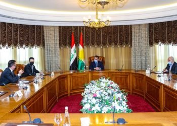 مه‌سرور بارزانى دگه‌ل شاندێ دانوستانكارێ هه‌رێمێ ل گه‌ل به‌غدایێ كۆ‌مبوو