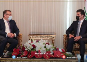 سه‌رۆكێ هه‌رێمێ دگه‌ل جێگرێ وه‌زیرێ ده‌رڤه‌یێ ئه‌رمینیا كۆمبوو