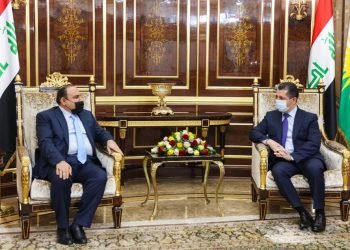 مەسروور بارزانی پێشوازی ل وەزیرێ داد یێ ئیراقێ کر