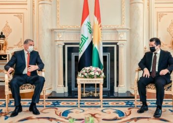 مه‌سروور بارزانى پێشوازی ل وەزیرێ ناڤخوه‌یێ ئیراقێ كر