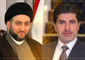 عەمار حەکیم نەورۆز ل نێچیرڤان بارزانی پیرۆز کر