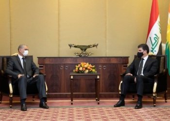 نێچیرڤان بارزانی و وەزیرێ ناڤخوەیا ئیراقێ کۆمبوون