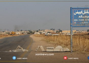 تۆپخانێن تورکیا باکوورێ حەلەبێ و گرێ سپی تۆپباران كرن