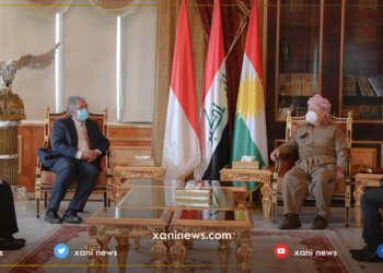 سەرۆک بارزانی دگه‌ل باڵیۆزێ ئەندەنوسیا ل ئیراقێ كۆمبوو