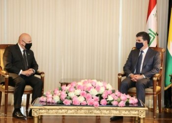 نێچیرڤان بارزانى و سه‌رۆكێ یونیتاد كۆم بوون