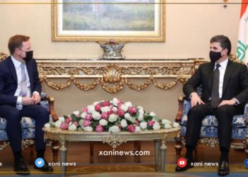 سەرۆکێ هەرێمێ پێشوازی ل بالیۆزێ بریتانیا ل ئێراقێ كر