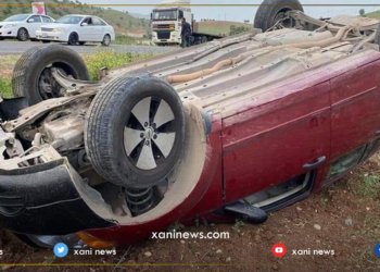 ترۆمبێله‌ك وه‌رگه‌ریا و دوو کەس برینداربوون