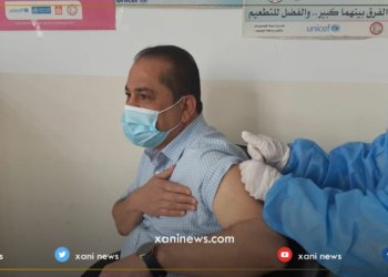 هونه‌رمه‌ند مه‌هدى سالح ڤاكسینێ كۆرۆنایێ دانا