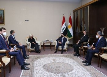 نێچیرڤان بارزانی و جینین پلاسخارت ل به‌غدایێ كۆمبوون