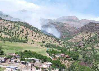 تۆپبارانکرنا گوندێ کێستە به‌رده‌وامه‌