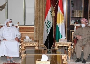 سەرۆك بارزانی پێشوازی ل كونسۆلێ ئیماراتێ ل هەولێرێ کر