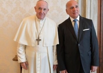 پاپایێ ڤاتیكانێ پێشوازی ل وەزیرێ دەرڤه‌ یێ ئێراقێ كر