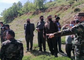 فەرماندارێ هێزا پشتەڤانی یا ئێک سەرەدانا دەڤەرێن سنۆری کر