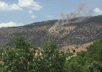 دوبارە چیایێ دێرێ هاتە تۆپبارانكرن