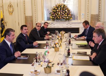 مه‌سرور بارزانی و سه‌رۆكوه‌زیرێن هه‌رێما فلانده‌رز كۆمبوون‌