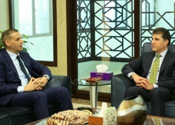 نێچیرڤان بارزانی سه‌ردانا باڵیۆزخانه‌یا ئیراقێ ل ئه‌بو زه‌بی كر 