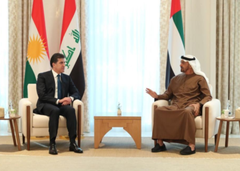  نێچیرڤان بارزانی و محەممەد بن زاید، جێنشینێ ئەبو زەبی د كۆمبوونێ دانه‌