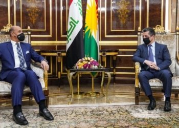 مه‌سروور بارزانى پێشوازی ل وەزیرێ وەرزش و لاوێن ئێراقێ كر