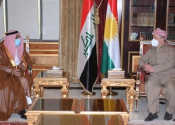 سه‌رۆك بارزانى پێشوازى ل كونسلێ نوو یێ سعوودیێ كر