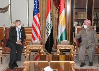 سەرۆک بارزانی پێشوازی ل بالیۆزێ ئەمریکا ل ئیراقێ كر