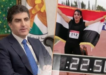 نێچیرڤان بارزانى پیرۆزباهیا بله‌زترین ژنا ئیراقى و عه‌ره‌بى كر