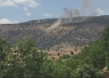 توپخانێن تورکیا چیایێ سەرێ دێرێ بوردومانکر