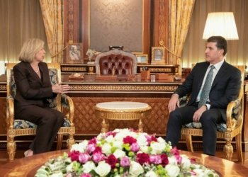 نێچیرڤان بارزانى دگه‌ل بالیوزا ئوسترالیا كۆمبوو