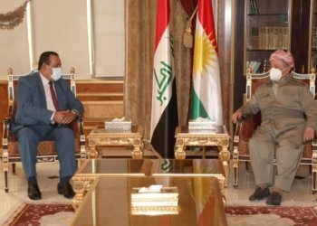 سەرۆك بارزانی پێشوازی ل شانده‌كێ بلندێ حزبا ئومەیا عێراقی کر