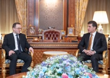 نێچیرڤان بارزانى پێشوازى ل بالیۆزێ نوو یێ روسیا كر