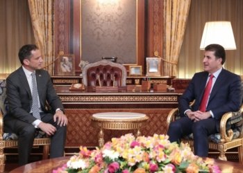 نێچیرڤان بارزانى پێشوازى ل كونسۆلێ نوو یێ ئه‌مریكا كر