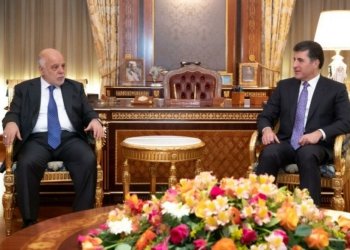  سه‌رۆكێ هه‌رێما كوردستانێ پێشوازى ل حه‌يده‌ر عه‌بادى كر