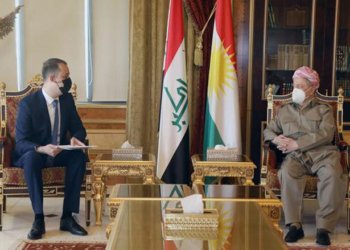 سەرۆك بارزانی پێشوازی ل جێگرێ كونسولێ گشتیێ هەنگاریا ل هەولێرێ كر