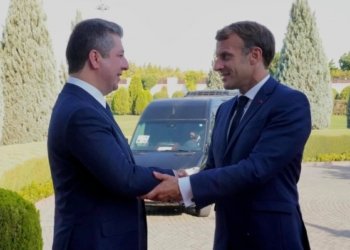 مەسرور بارزانی: خۆشحالبووم ل ھەولێر من پێشوازی ل ماکرۆنى کرى