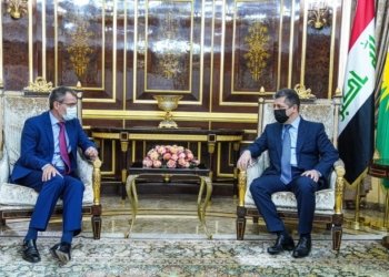 مه‌سرور بارزانى پێشوازی ل بالیوزێ ئێكه‌تییا ئەورووپا ل عێراقێ كر