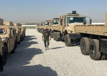 هێزێن هه‌ڤپه‌یمانان كاروانه‌كێ دی یێ ترۆمبێلێن سه‌ربازى راده‌ستى وه‌زاره‌تا پێشمه‌رگه‌ى كرن