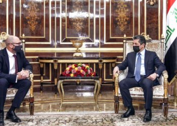 مەسروور بارزانی پێشوازی ل کۆنسۆلێ نوو یێ گشتیێ بریتانیا كر