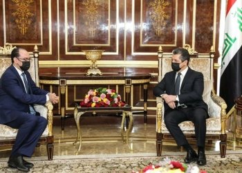 مەسرور بارزانی، پێشوازی ل کونسولێ گشتیێ نوو یێ ئوردنێ كر