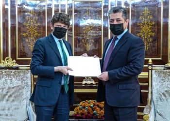 مەسرور بارزانی: پێشوازی ل ئۆلیڤیێ دیکۆتینێ کونسولێ گشتیێ فرەنسا ل هەرێما کوردستانێ کر