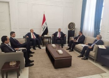 پارێزگارێ دهۆکێ دگەل سەرۆک وەزیرێن ئیراقێ کۆمبوو