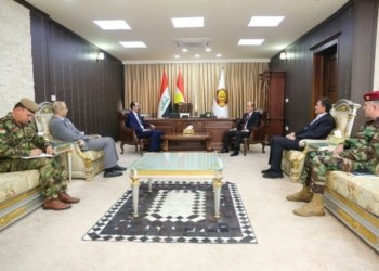 كونسولێ شاهنشینا هاشمیا ئو‌رد‌نێ سه‌ره‌دانا وه‌زاره‌تا پێشمه‌رگه‌ى كر