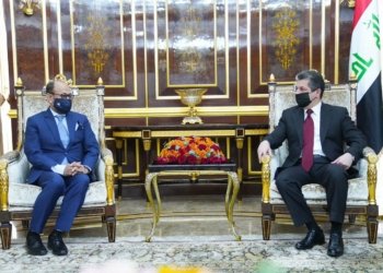 مەسرور بارزانی پێشوازی ل بالیۆزێ نوو یێ بەنگلادێش ل عێراقێ كر