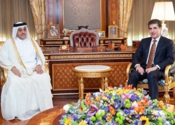 نێچیرڤان بارزانى: پێشوازى ل خالد بن حەمەد ئەلسولەیتى، باڵیۆزێ قەتەرێ ل عیراقێ کر