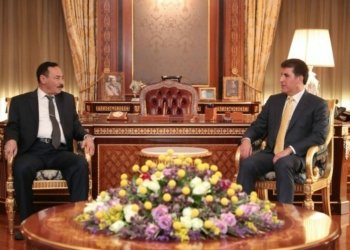 سه‌رۆكێ هه‌رێما كوردستانێ پێشوازى ل نه‌جم ئه‌لجبوورى پارێزگارێ نه‌ينه‌وا كر