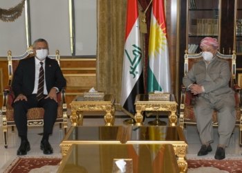 سەرۆك بارزانی پێشوازی ل شانده‌كێ جه‌هه‌پێ كر